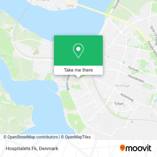 Hospitalets Fk map