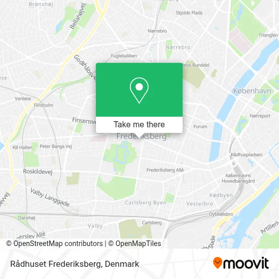 Rådhuset Frederiksberg map