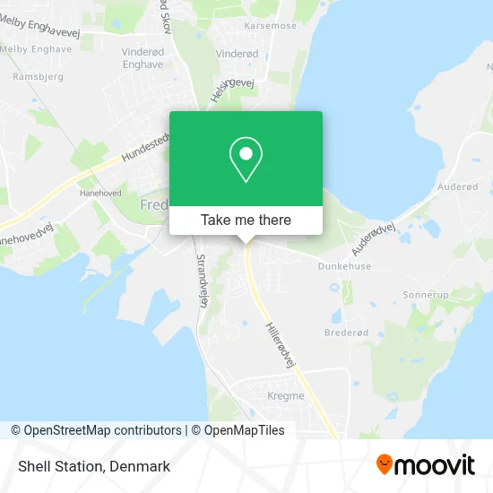 Shell Station map