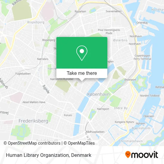 Human Library Organization map