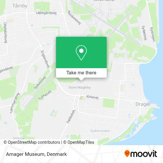 Amager Museum map