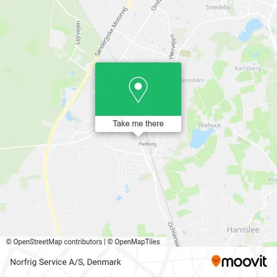 Norfrig Service A/S map