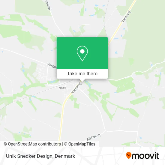 Unik Snedker Design map