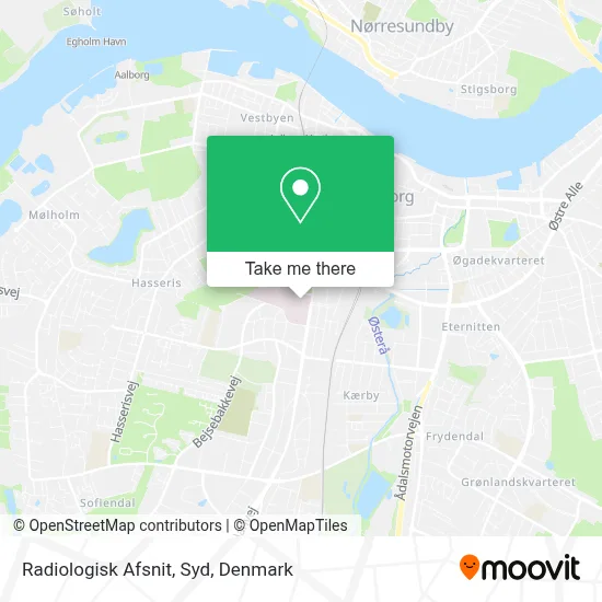 Radiologisk Afsnit, Syd map