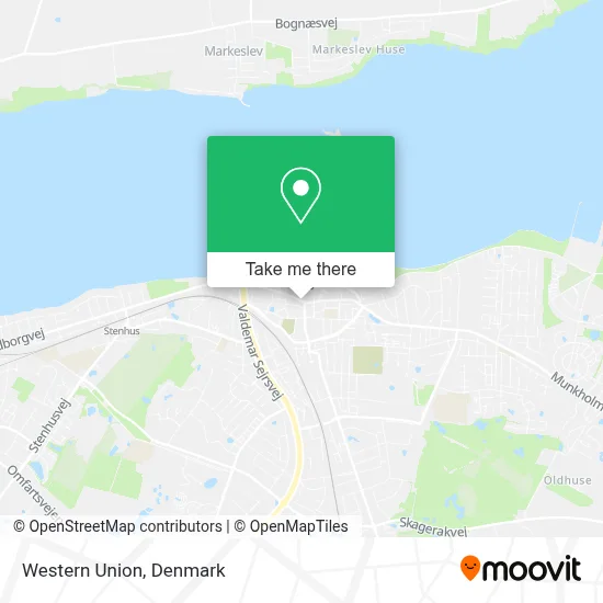 Western Union map