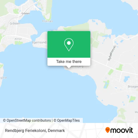 Rendbjerg Feriekoloni map