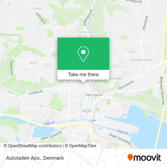 Autoladen Aps. map
