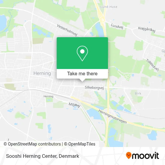 Sooshi Herning Center map