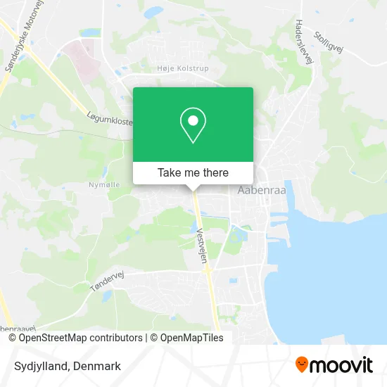 Sydjylland map