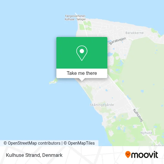 Kulhuse Strand map
