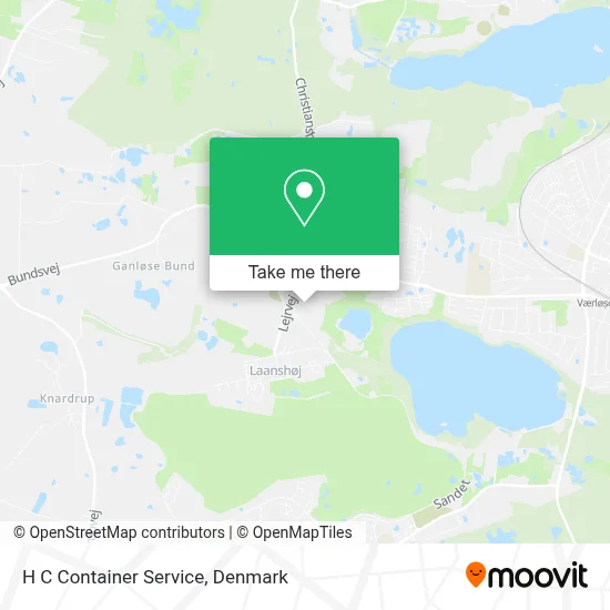 H C Container Service map