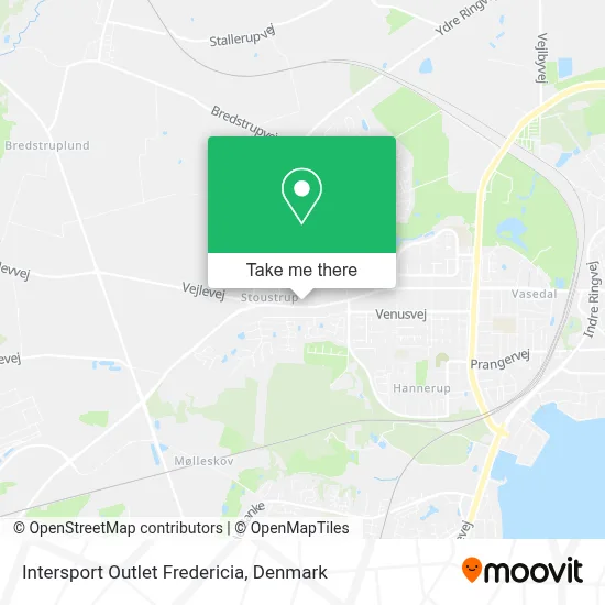 Intersport Outlet Fredericia map