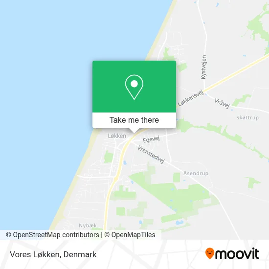 Vores Løkken map