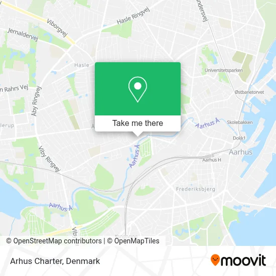 Århus Charter map
