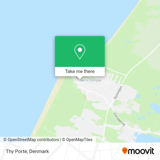 Thy Porte map