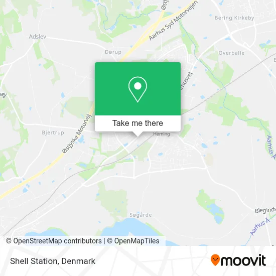 Shell Station map