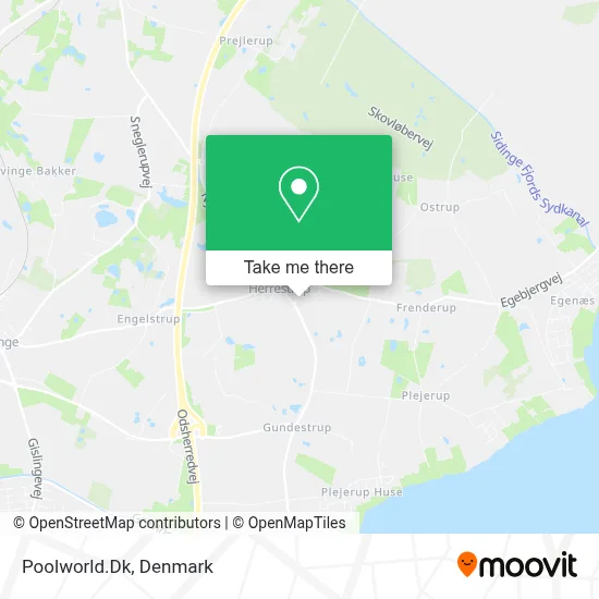 Poolworld.Dk map