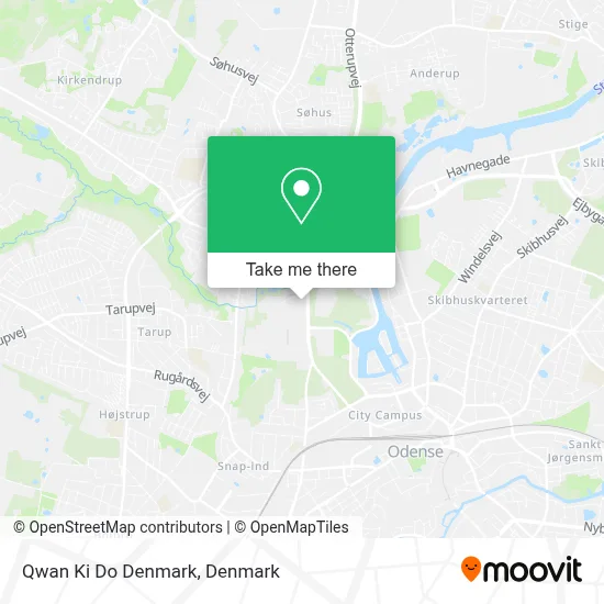 Qwan Ki Do Denmark map
