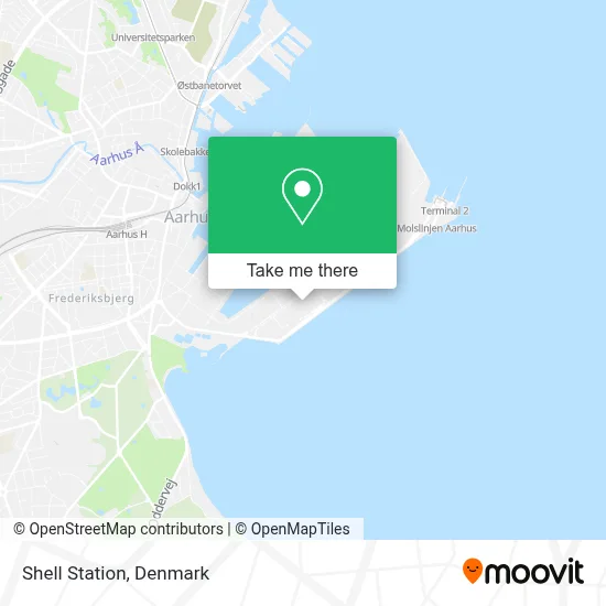 Shell Station map