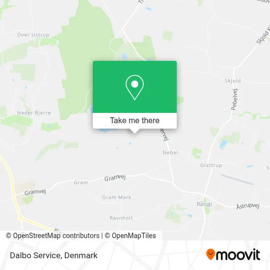 Dalbo Service map