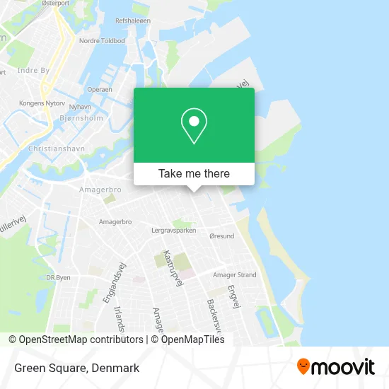 Green Square map