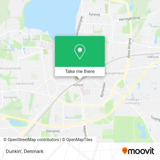 Dunkin' map