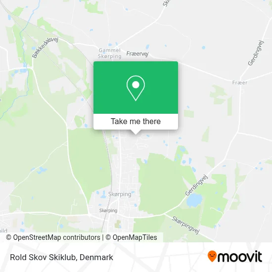 Rold Skov Skiklub map