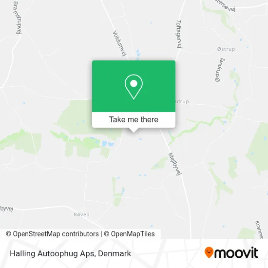 Halling Autoophug Aps map