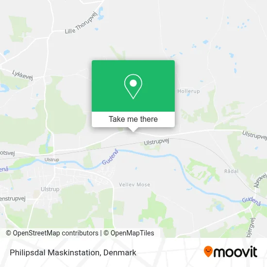Philipsdal Maskinstation map