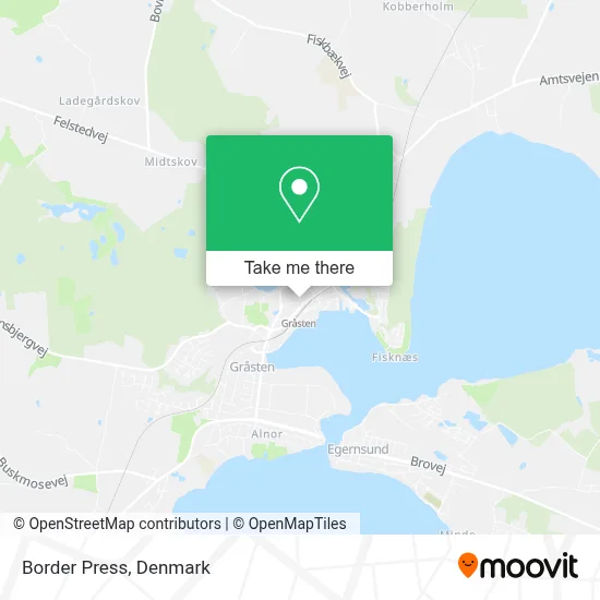 Border Press map