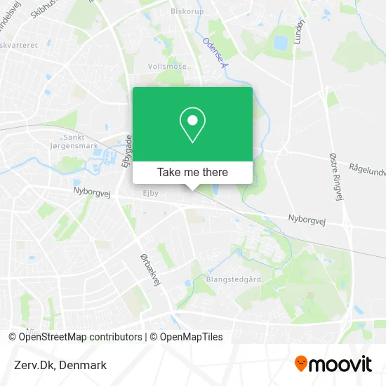 Zerv.Dk map