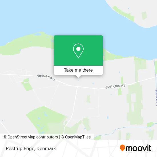 Restrup Enge map