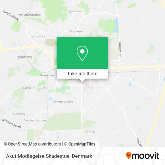 Akut Modtagelse Skadestue map