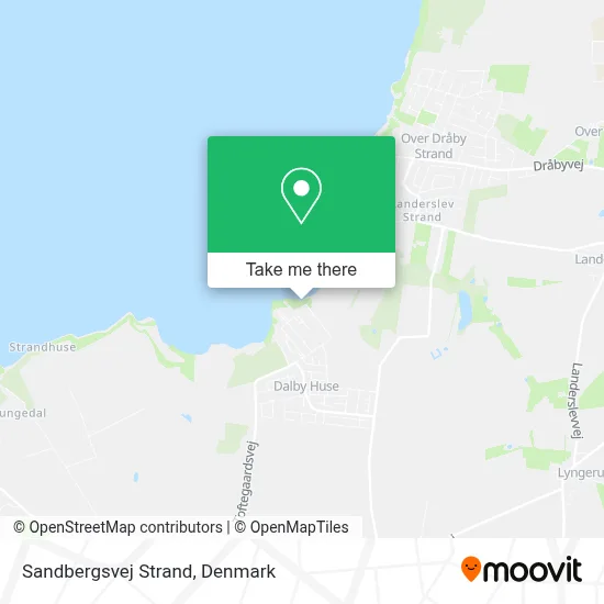 Sandbergsvej Strand map