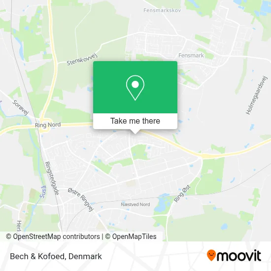 Bech & Kofoed map