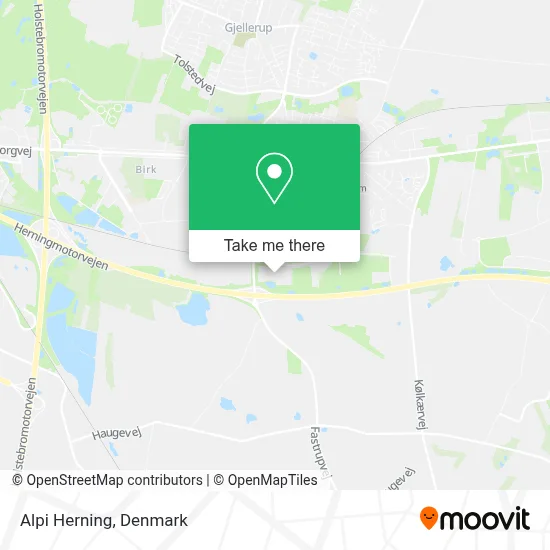 Alpi Herning map