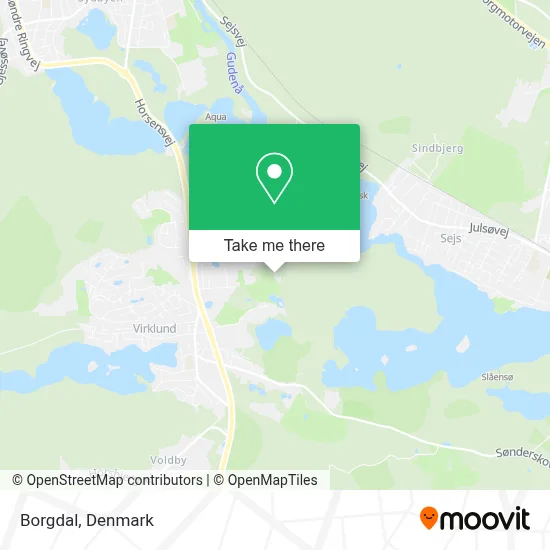 Borgdal map