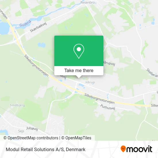 Modul Retail Solutions A/S map