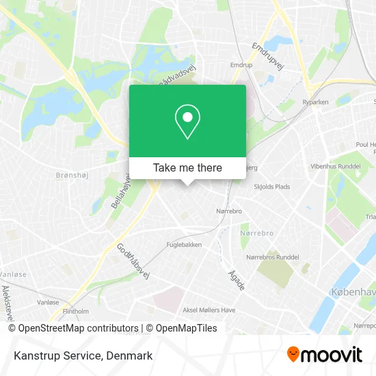 Kanstrup Service map