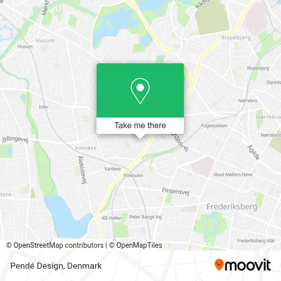 Pendé Design map
