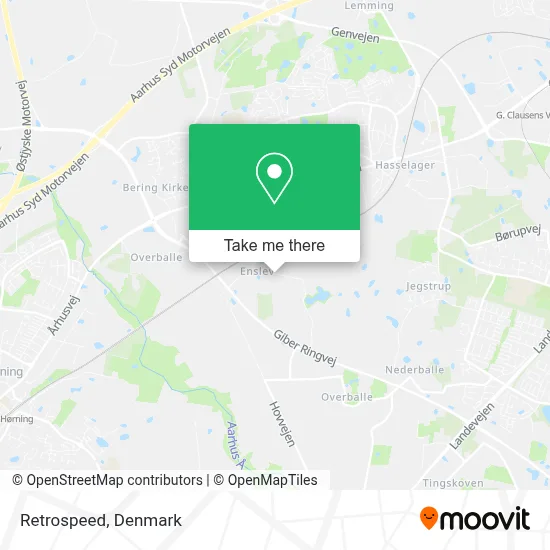 Retrospeed map