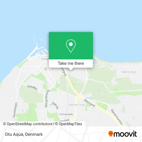 Dtu Aqua map
