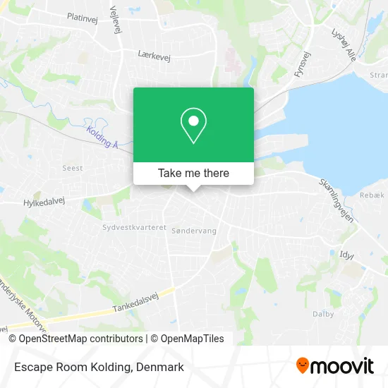 Escape Room Kolding map