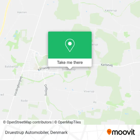 Druestrup Automobiler map