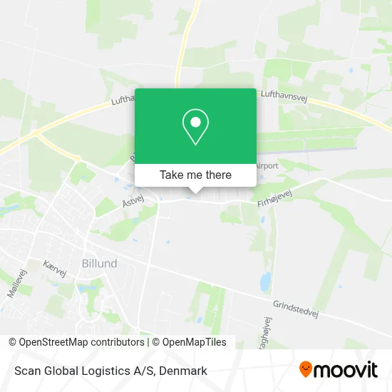 Scan Global Logistics A/S map