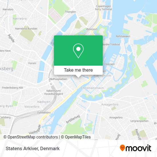 Statens Arkiver map