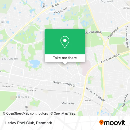 Herlev Pool Club map
