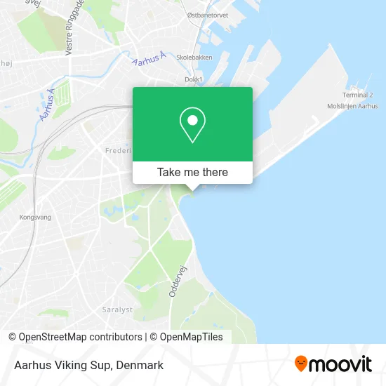 Aarhus Viking Sup map