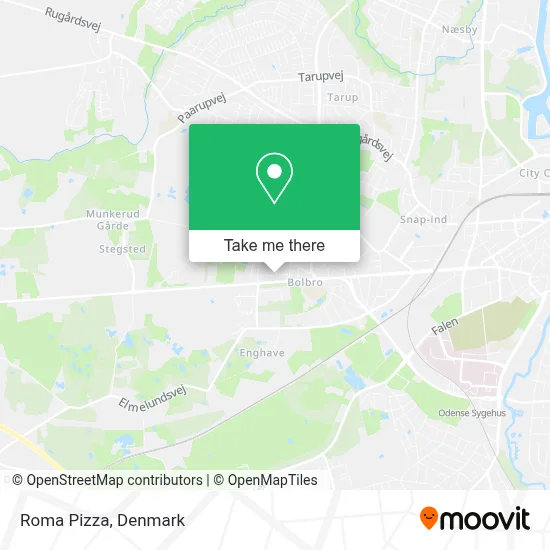 Roma Pizza map