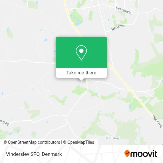 Vinderslev SFO map